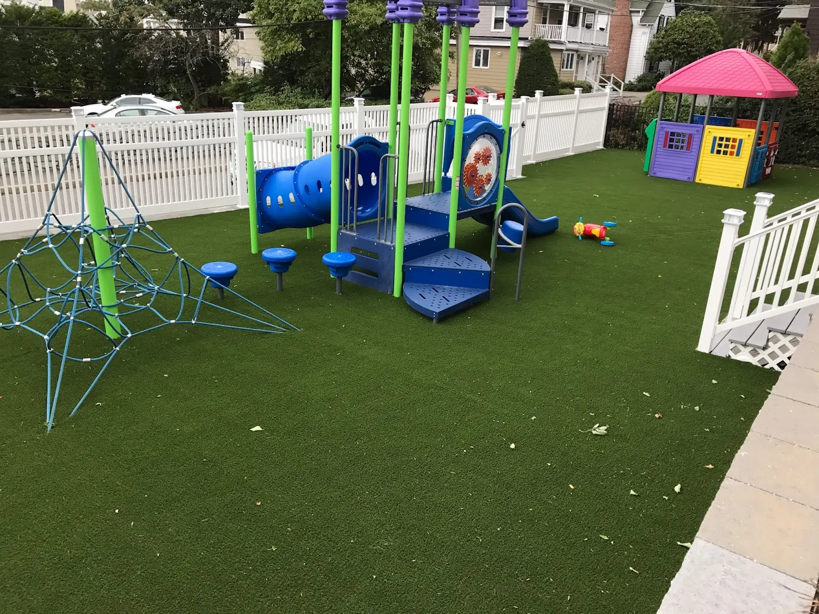 Artificial playground grass installed by SYNLawn
