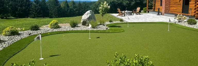 Artificial grass putting green