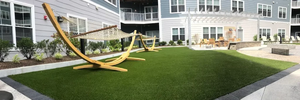 Commercial turf lawn installed by SYNLawn