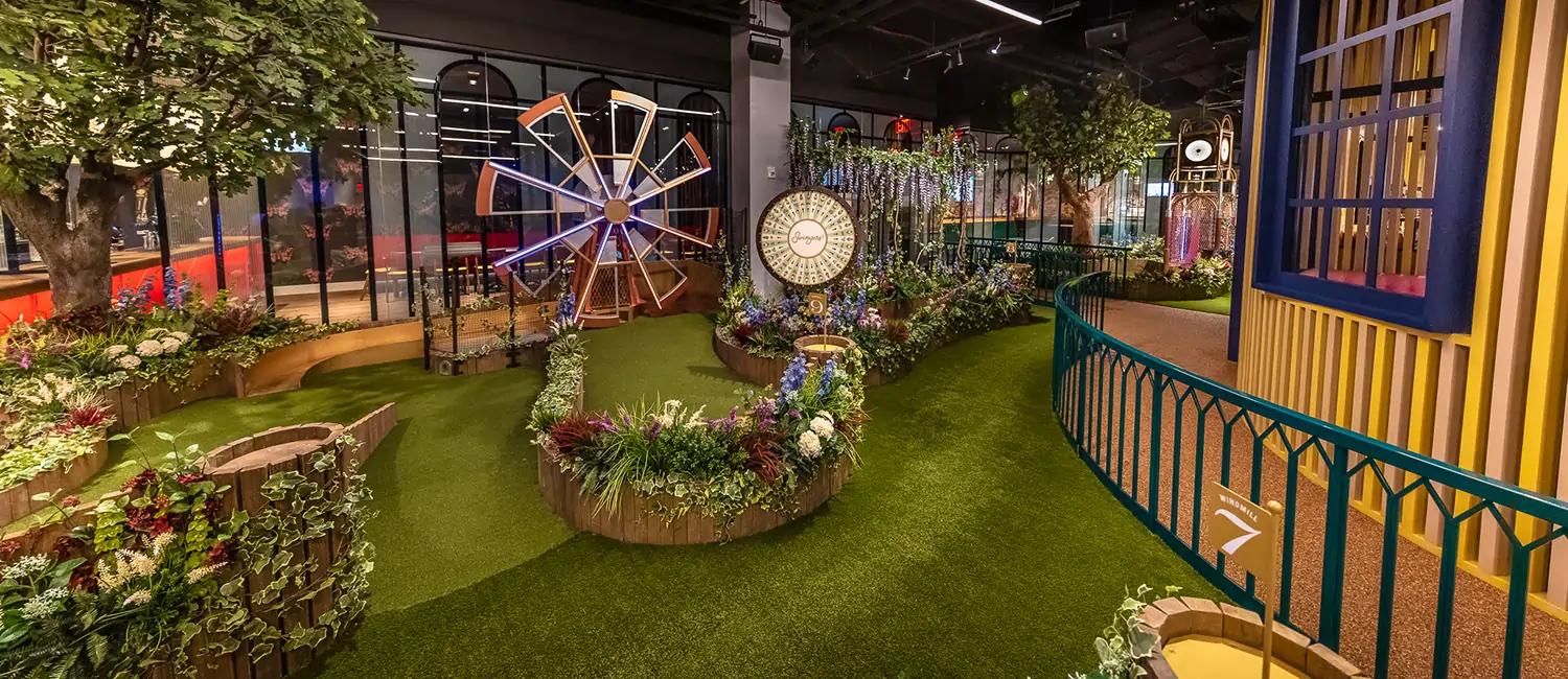 indoor mini golf turf