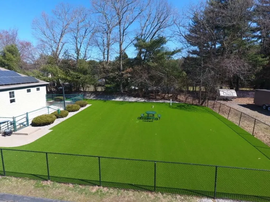 Artificial grass dog park from SYNLawn
