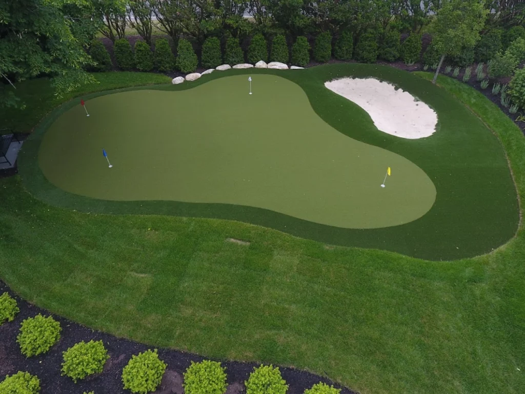 New England Backyard Golf Green