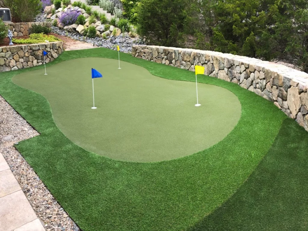 New England Backyard Golf Green